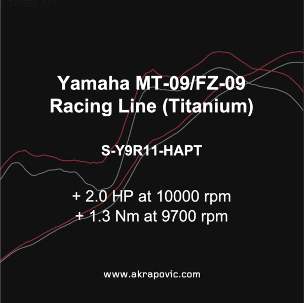 Akrapovic für: YAMAHA MT-09/FZ-09  BJ.2021